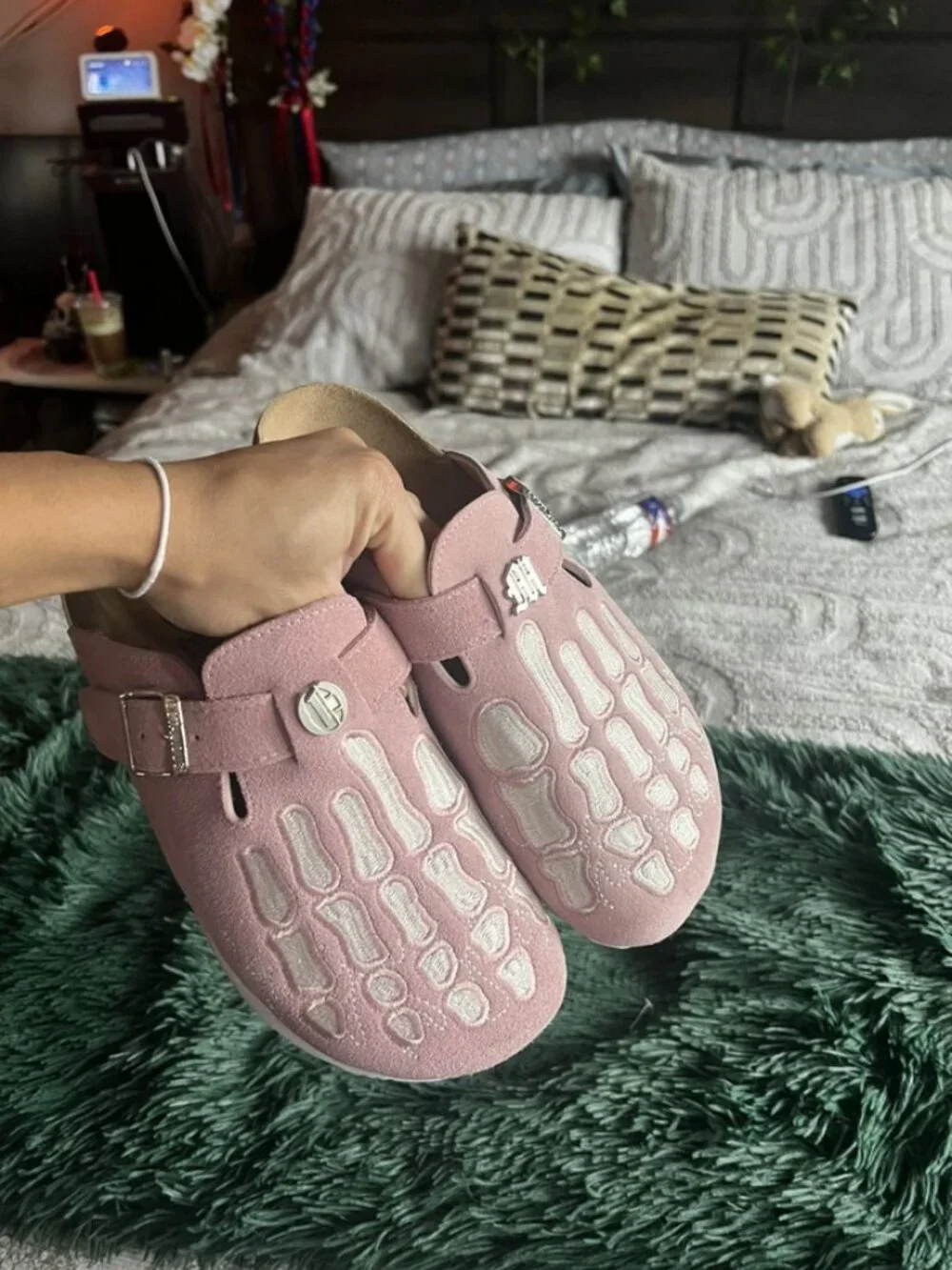Octavious Marks Crème Rose Clogs Size 5/6 EU 37 Summer Trip‎ Vacation